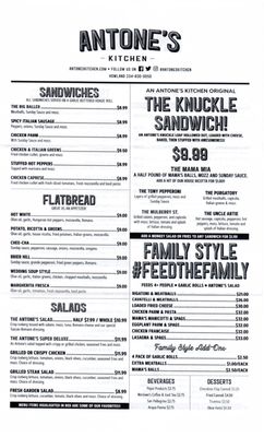 Menu photo 2 Antone’s Kitchen Warren, OH