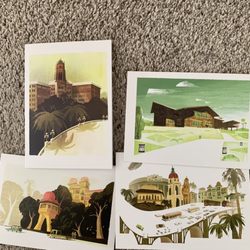 Pasadena's Visitor Center - Writing cards