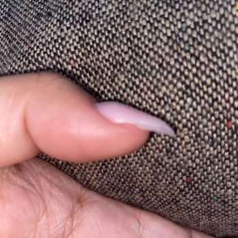 Dream Nails & Spa - This is my thumb nail. It was filed too much on the sides and is now red and swollen and hurts. Also very bumpy - Nail Salons Near Me - Hoboken, New Jersey