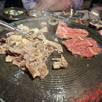 Won KBBQ - Thin sliced meats and some kind of marinated steak. - Barbeque Near Me - Carle Place, New York Won KBBQ - Thin sliced meats and some kind of marinated steak. - Barbeque Near Me - Carle Place, New York