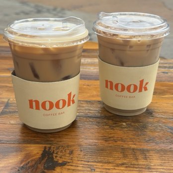 Nook Coffee Bar - coastline cold brew & Spanish latte - Coffee & Tea Near Me - Costa Mesa, California Nook Coffee Bar - coastline cold brew & Spanish latte - Coffee & Tea Near Me - Costa Mesa, California