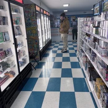 Bodega Cards - Clean lit aisle - Hobby Shops Near Me - Hoboken, New Jersey