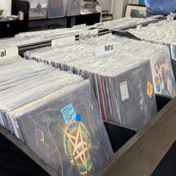 Haddonfield Record Exchange - Metal and Rap section (the others were being moved around due to new stock.
