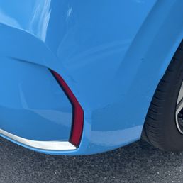 Scratches and chips out of the bumper