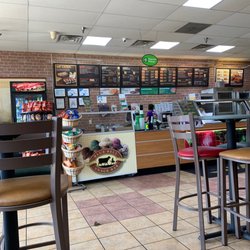 Subway - Main Counter- Always extremely clean in here.