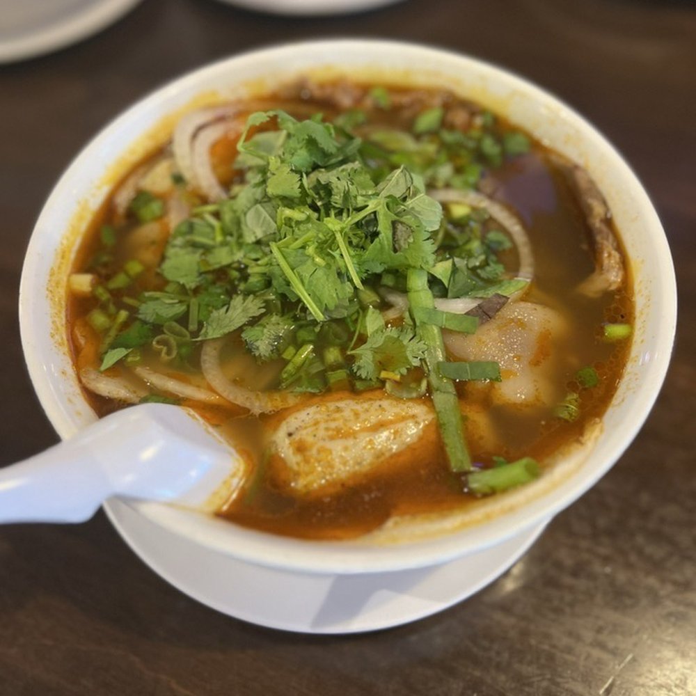 District One Kitchen and Bar - bún bò huế = $21 - Asian Fusion Near Me - Las Vegas, Nevada District One Kitchen and Bar - bún bò huế = $21 - Asian Fusion Near Me - Las Vegas, Nevada