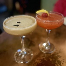 Espresso martini & strawberry lemon drop
