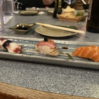 Joe's Sushi Japanese Restaurant - Another angle of sushi omakase round 1 - Japanese Near Me - Riverside, California Joe's Sushi Japanese Restaurant - Another angle of sushi omakase round 1 - Japanese Near Me - Riverside, California