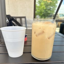 Summer Time Iced Latte - Blueberry and Maple Brown Sugar