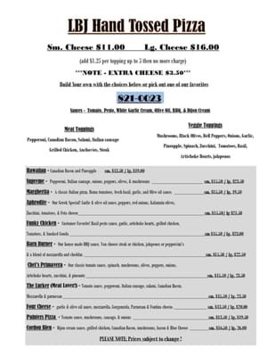 Menu photo 2 Little Blue Joint Darby, MT