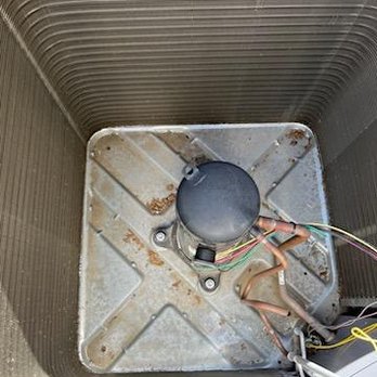 MSP Heating and Air Conditioning - MSP technician cleaned the condenser during maintenance service. - Heating & Air Conditioning/HVAC Near Me - Riverside, California