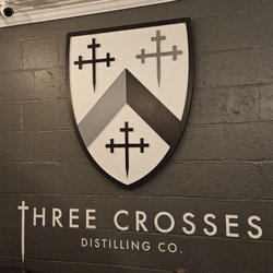 Three Crosses Distilling - Outside sign