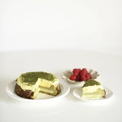 JellyJill Artisan Cake - Matcha mochi basque cheese cake