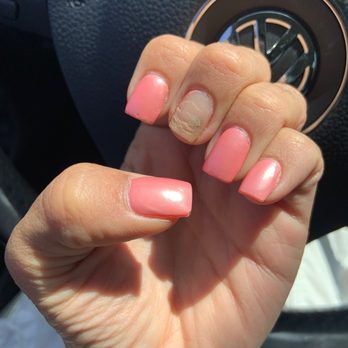 Luv Nails & Spa - Broken nail after 3 days - Nail Salons Near Me - Costa Mesa, California Luv Nails & Spa - Broken nail after 3 days - Nail Salons Near Me - Costa Mesa, California