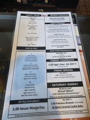 Menu photo 4 Oggi's Vista Vista, CA