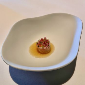 Addison - Kanpachi Sashimi, Perilla Flowers, Compressed Fruits - New American Near Me - San Diego, California Addison - Kanpachi Sashimi, Perilla Flowers, Compressed Fruits - New American Near Me - San Diego, California