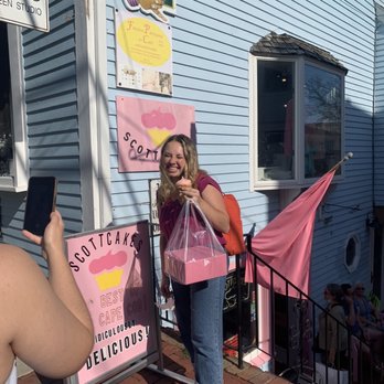 ScottCakes - Me with my beloved cakes - Bakeries Near Me - Provincetown, Massachusetts