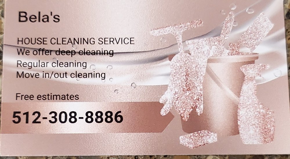 BELA’S HOUSE CLEANING SERVICES Request a Quote Cedar Creek, Texas