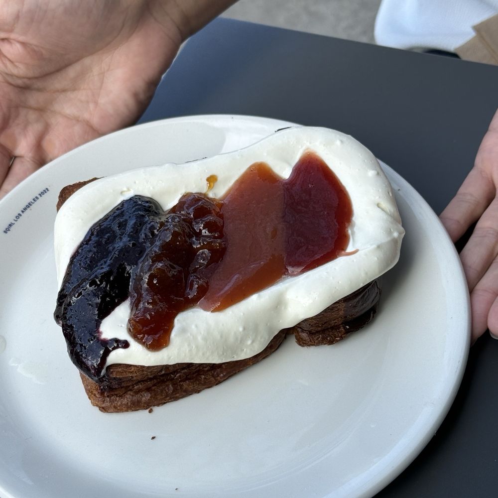 Burnt Brioche Toast, House Ricotta, Seasonal Jam Burnt Brioche Toast, House Ricotta, Seasonal Jam