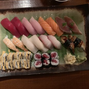 Sushi House - Tokudai, Spicy Red Snapper roll (left), Tuna roll (middle) - Sushi Bars Near Me - Dallas, Texas Sushi House - Tokudai, Spicy Red Snapper roll (left), Tuna roll (middle) - Sushi Bars Near Me - Dallas, Texas