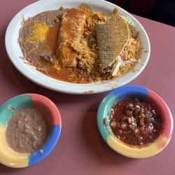 El Erradero - Combination taco enchilada