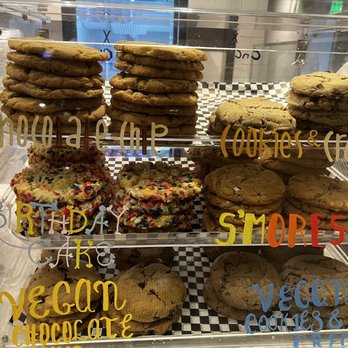Midnight Cookie - a display of cookies and pastries - Desserts Near Me - Seattle, Washington Midnight Cookie - a display of cookies and pastries - Desserts Near Me - Seattle, Washington