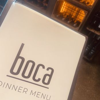 Boca - Menu - New American Near Me - Sarasota, Florida