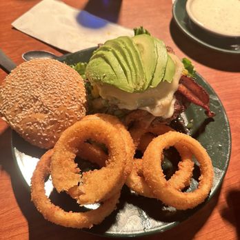 Sam's No 3 - Colorado buffalo burger with onion rings. - Breakfast & Brunch Near Me - Denver, Colorado Sam's No 3 - Colorado buffalo burger with onion rings. - Breakfast & Brunch Near Me - Denver, Colorado