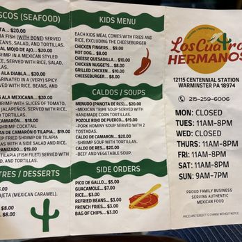 Taqueria Los 4 Hermanos - Mexican Near Me - Warminster, Pennsylvania