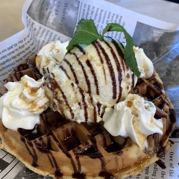 Dancing Camaron Cajun Seafood Boil - Chocolate Chip Waffle w. Ice Cream - Cajun/Creole Near Me - Fort Lee, New Jersey Dancing Camaron Cajun Seafood Boil - Chocolate Chip Waffle w. Ice Cream - Cajun/Creole Near Me - Fort Lee, New Jersey