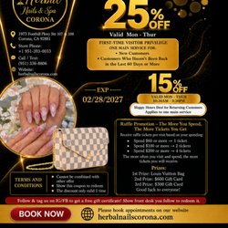 Herbal Nails & Spa - Corona Foothill