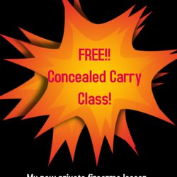 Collier Firearm Training - Talk to me about how to get a free concealed carry class!