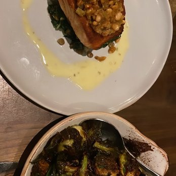 Catch - Seared Scottish Salmon & brussel sprouts - Seafood Near Me - Las Vegas, Nevada