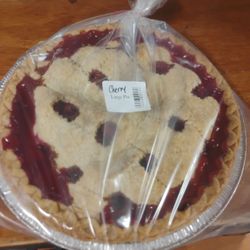 Homemade cherry pie