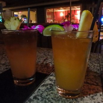 Three's Bar & Grill - Three's offers two different Mai Tais.  One is very sweet, the other even sweeter. - Asian Fusion Near Me - Kihei, Hawaii