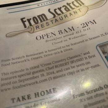 From Scratch Restaurant - Menu - Breakfast & Brunch Near Me - Carmel, California