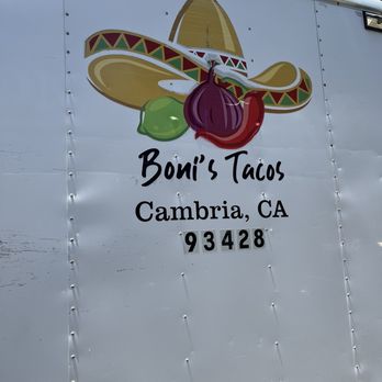 Boni's Tacos - Mexican Near Me - Cambria, California