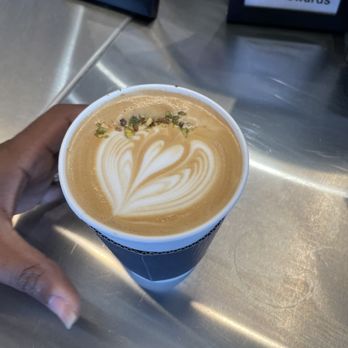 Frame Coffee Roasters - Pistachio latte - Coffee Roasteries Near Me - Vienna, Virginia