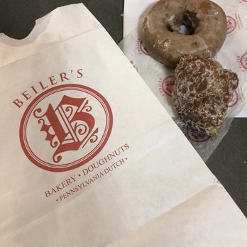 Beiler's Bakery - Apple fritter (my favorite) and apple cider donut - Bakeries Near Me - Philadelphia, Pennsylvania Beiler's Bakery - Apple fritter (my favorite) and apple cider donut - Bakeries Near Me - Philadelphia, Pennsylvania