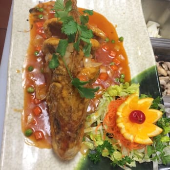 Red Bowl Asian Bistro - Fried red snapper~~~ yummy - Chinese Near Me - Ormond Beach, Florida