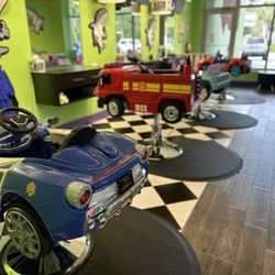 They have multiple cars you can choose from when getting your hair cut!