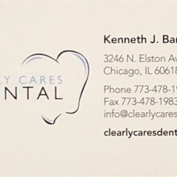 Clearly Cares Dental - Business Card - General Dentistry Near Me - Chicago, Illinois