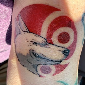 Mezzanine Tattoo Studio - Gorgeous Moro from Princess Mononoke done by Mickey - Tattoo Near Me - Los Angeles, California