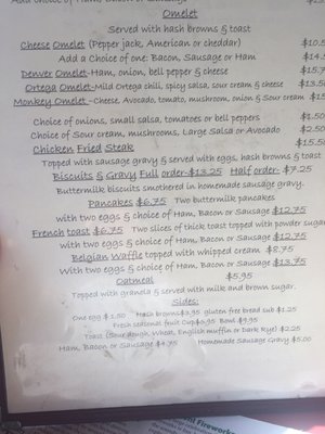 Menu photo 6 Rollerville Cafe Point Arena, CA
