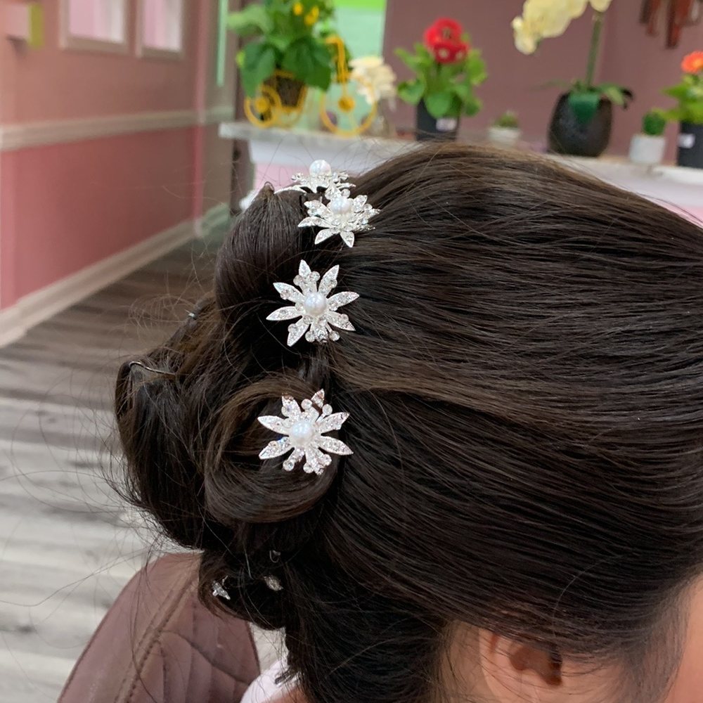 Sara Permanent Makeup - Side view of bridal wedding reception updo - Makeup Artists Near Me - Pennsauken Township, New Jersey Sara Permanent Makeup - Side view of bridal wedding reception updo - Makeup Artists Near Me - Pennsauken Township, New Jersey