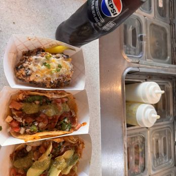 Taco Wok - Meal Special 3 street Tacos, Rice and Beans, and a drink for $15 - Asian Fusion Near Me - Long Beach, Washington Taco Wok - Meal Special 3 street Tacos, Rice and Beans, and a drink for $15 - Asian Fusion Near Me - Long Beach, Washington