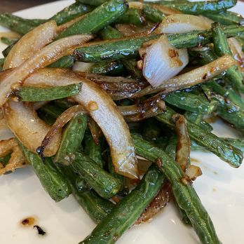 Big Skyy Bistro - Garlic green beans, really good! - Barbeque Near Me - Riverside, California