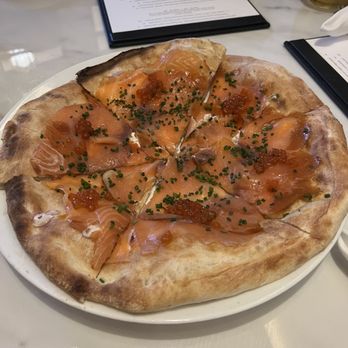 Spago - Smoked salmon pizza - New American Near Me - Las Vegas, Nevada Spago - Smoked salmon pizza - New American Near Me - Las Vegas, Nevada