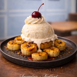 Snoqualmie Ice Cream - Caramelized banana sundae