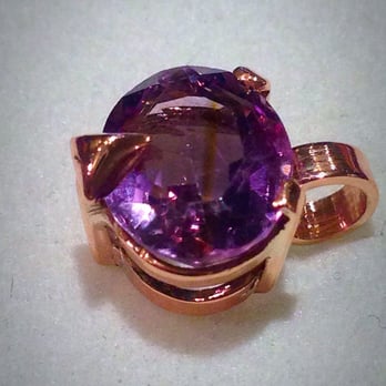 Giallo Barocco - My beautiful custom amethyst pendant. - Jewelry Near Me - Rome, RM